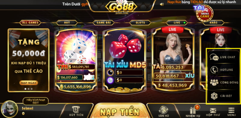 Liên hệ GO88 khi thắc mắc về các thao tác