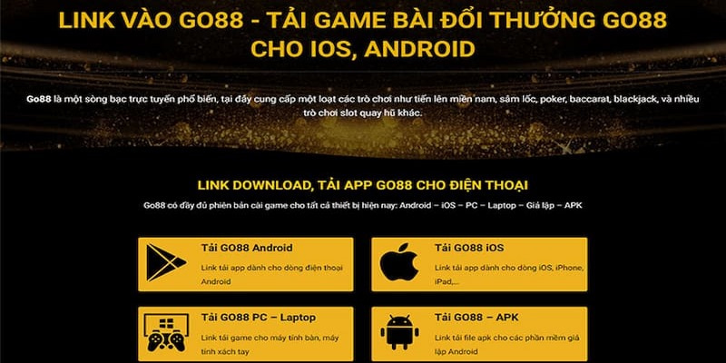Những điều cần lưu ý khi cài đặt ứng dụng cổng game GO88