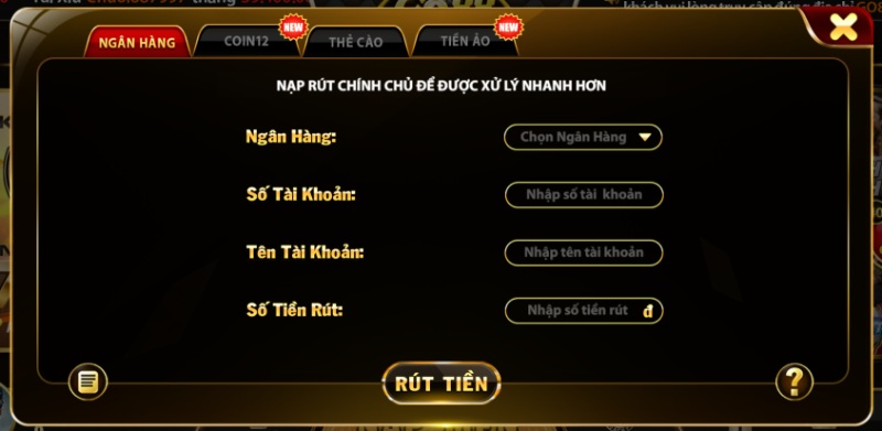 Việc rút tiền được thực hiện nhanh, thuận tiện, tối ưu