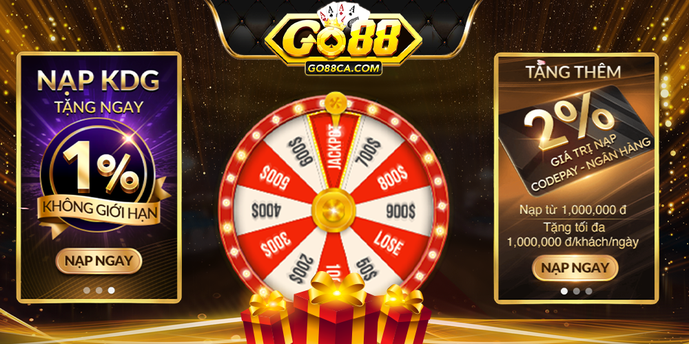 Khuyến mãi ngập tràn, sung túc cả năm cùng Go88